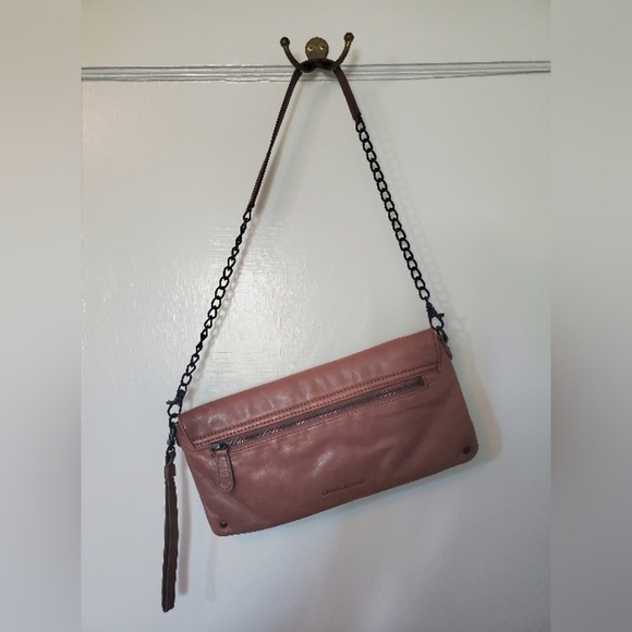 DKNY Jeans – Lamb Leather Clutch/Purse – Brown - Picture 6 of 7